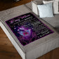 Family Love Beloved Mother Message Flannel Blanket For Living Room And Bedroom Styling