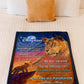 Lion Believing In Yourself Lovely Flannel Blanket For Relaxing At Home And Travel