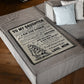 Ship Strong Spirit Message Daughter Gift From Mom Flannel Blanket For Living Room And Bedroom Styling
