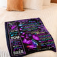 Butterfly To Me You Are The World Mother Flannel Blanket For Soft Bed Couch And Home Comfort