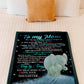 Elephant To My Mom You Are The World To Me Flannel Blanket For Relaxing At Home And Travel