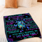 Family Never Feel That You Are Alone To Bonus Daughter Flannel Blanket For Soft Bed Couch And Home Comfort