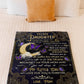 Butterfly I Think About You Daughter Gift Flannel Blanket For Relaxing At Home And Travel