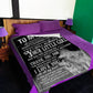 Wolf Inspiring Family Hero Message Your Little Girl Flannel Blanket For Cozy Home Lounging And Gifting