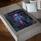 Lion Beloved Mother Message Your Little Boy Flannel Blanket For Living Room And Bedroom Styling