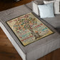 Butterfly Wherever Journey Life Mom To Daughter Flannel Blanket For Living Room And Bedroom Styling