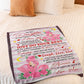 Flamingo Positive Encouragement Message Daughter Gift Flannel Blanket For Soft Bed Couch And Home Comfort
