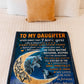 Wolf Never Forget That I Love You Daughter Gift Flannel Blanket For Relaxing At Home And Travel