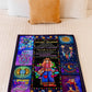 Hippie Girl Follow Your Dream Daughter Gift Flannel Blanket For Relaxing At Home And Travel