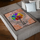 Family Lifelong Love Message Flannel Blanket For Living Room And Bedroom Styling