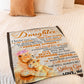 Tiger Never Feel That You Are Alone Mom To Daughter Flannel Blanket For Soft Bed Couch And Home Comfort
