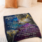Wolf Believe In Yourself I Love You Flannel Blanket For Soft Bed Couch And Home Comfort