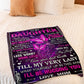 Butterfly My Heart Daughter Gift Flannel Blanket For Soft Bed Couch And Home Comfort