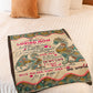 Hippie To My Mom Dragon In My Life Flannel Blanket For Soft Bed Couch And Home Comfort
