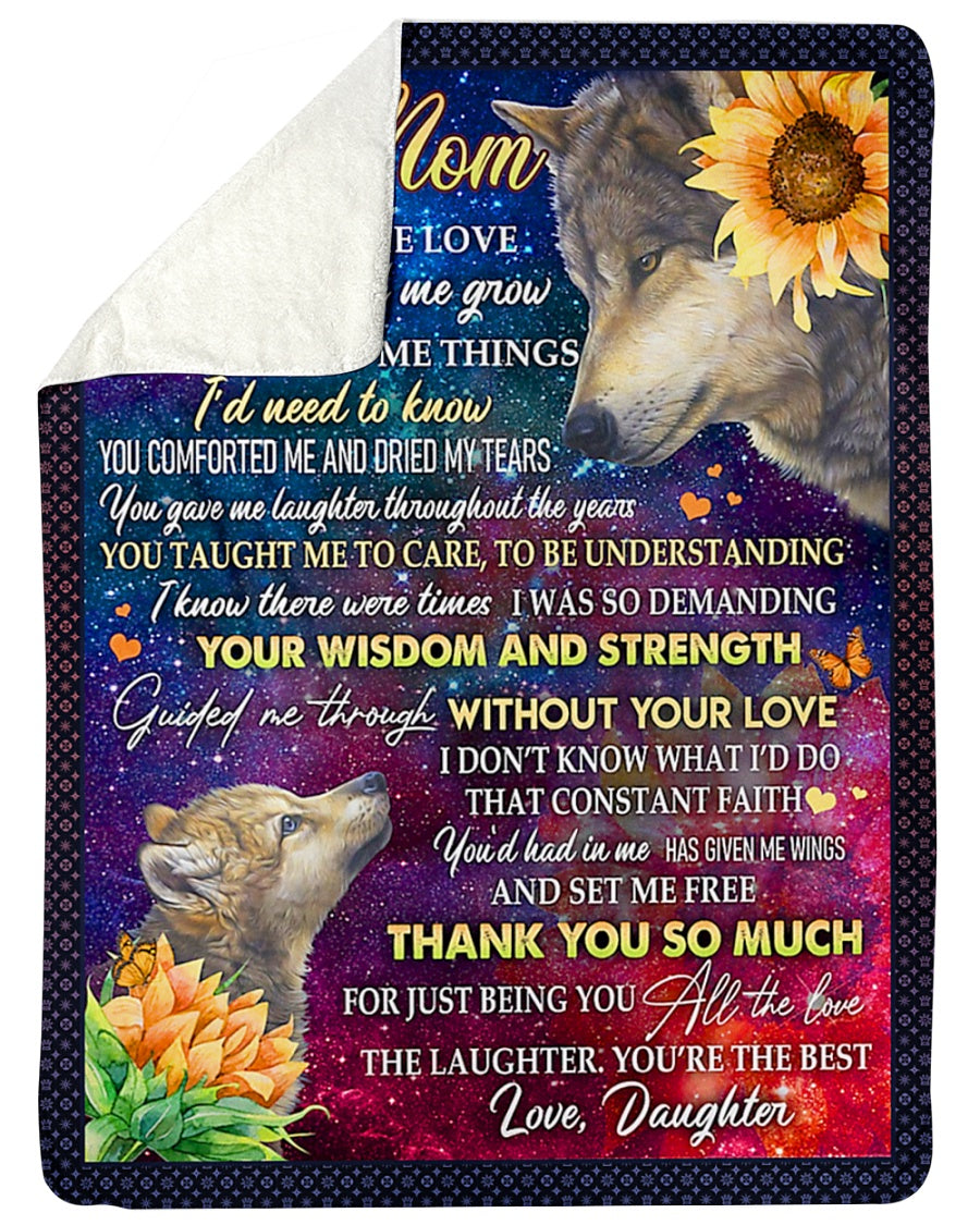 Wolf Endless Family Love Flannel Blanket For Soft Bed Couch And Home Comfort