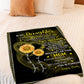 Sunflower I Think About You Flannel Blanket For Soft Bed Couch And Home Comfort