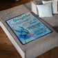 Butterfly Mom To Daughter Flannel Blanket For Living Room And Bedroom Styling