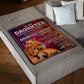 Lion I'm Always With You Daughter Gift Flannel Blanket For Living Room And Bedroom Styling