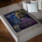 Lion Believe In Yourself Daughter Gift Flannel Blanket For Living Room And Bedroom Styling