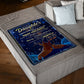 Deer Treat You Right Daughter Gift Flannel Blanket For Living Room And Bedroom Styling