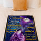 Wolf Believe In Yourself You Can Do It Flannel Blanket For Relaxing At Home And Travel