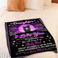 Family Baby Girl Mom To Daughter Flannel Blanket For Soft Bed Couch And Home Comfort