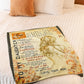 Family Mom Will Always Love You Daughter Gift Flannel Blanket For Soft Bed Couch And Home Comfort