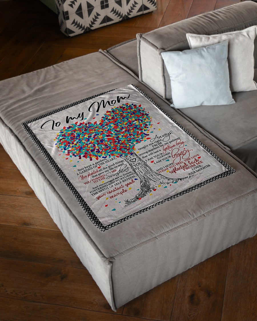 Family Endless Love Sunshine Flannel Blanket For Living Room And Bedroom Styling