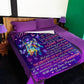 Family I Didn't Give You The Gift Of Life Mom To Daughter Purple Flannel Blanket For Bed Sofa And Reading Nook Decor