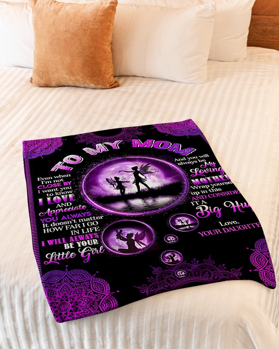 Family To Me You Are The World Mother Flannel Blanket For Soft Bed Couch And Home Comfort