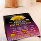 Sunflower Positive Encouragement Message Daughter Gift Flannel Blanket For Soft Bed Couch And Home Comfort