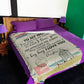 Dear Mom Letter I Love You Flannel Blanket For Bed Sofa And Reading Nook Decor