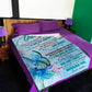 Butterfly Mom To Daughter Flannel Blanket For Cozy Home Lounging And Gifting