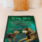 Wolf Lifelong Love Message Flannel Blanket For Relaxing At Home And Travel