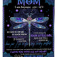 Dragonfly I Love You With All My Heart Flannel Blanket For Soft Bed Couch And Home Comfort