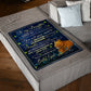 Lion Deep In Your Heart Daughter Gift Flannel Blanket For Living Room And Bedroom Styling