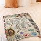 Letter Just Believe In Yourself Daughter Gift Flannel Blanket For Soft Bed Couch And Home Comfort