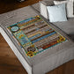 Sunflower Warm Sunshine Love Daughter Gift Flannel Blanket For Living Room And Bedroom Styling