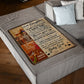 Girl Never Forget That I Love You Mom To Daughter Flannel Blanket For Living Room And Bedroom Styling