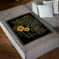 Sunflower I Think About You Flannel Blanket For Living Room And Bedroom Styling