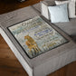 Family Positive Encouragement Message Daughter Gift Flannel Blanket For Living Room And Bedroom Styling