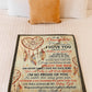 Native Enjoy The Ride Mom To Daughter Flannel Blanket For Relaxing At Home And Travel