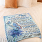 Butterfly Beloved Mother Message I Love You Flannel Blanket For Soft Bed Couch And Home Comfort