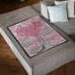 Family Love Dream Big Encouragement Daughter Gift Flannel Blanket For Living Room And Bedroom Styling