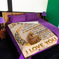 Bear My Loving Mother From Son Flannel Blanket For Cozy Home Lounging And Gifting
