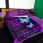 Butterfly Never Forget That I Love You Mom To Daughter Lover Flannel Blanket For Bed Sofa And Reading Nook Decor