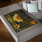 Sunflower To My Mom Flannel Blanket For Living Room And Bedroom Styling