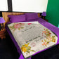 Family To My Mother For Mother Rose Letter Flannel Blanket For Cozy Home Lounging And Gifting