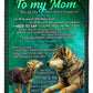 Wolf Lifelong Love Message Flannel Blanket For Bed Sofa And Reading Nook Decor