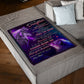 Wolf Live Your Dreams Daughter Gift Flannel Blanket For Living Room And Bedroom Styling